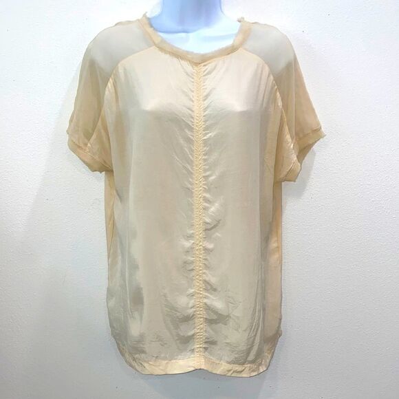 Zara Light Beige Pullover Blouse - Picture 1 of 7